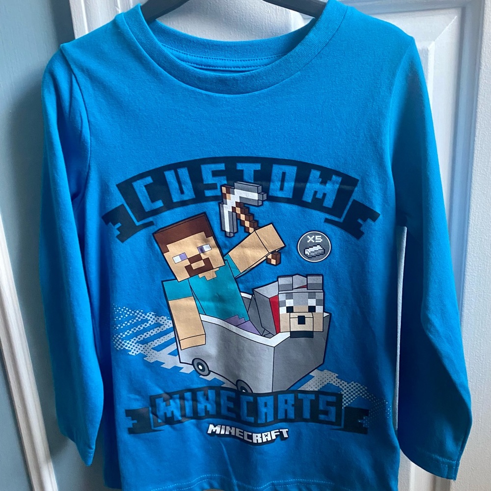 Brand new toddler Minecraft long sleeve shirt